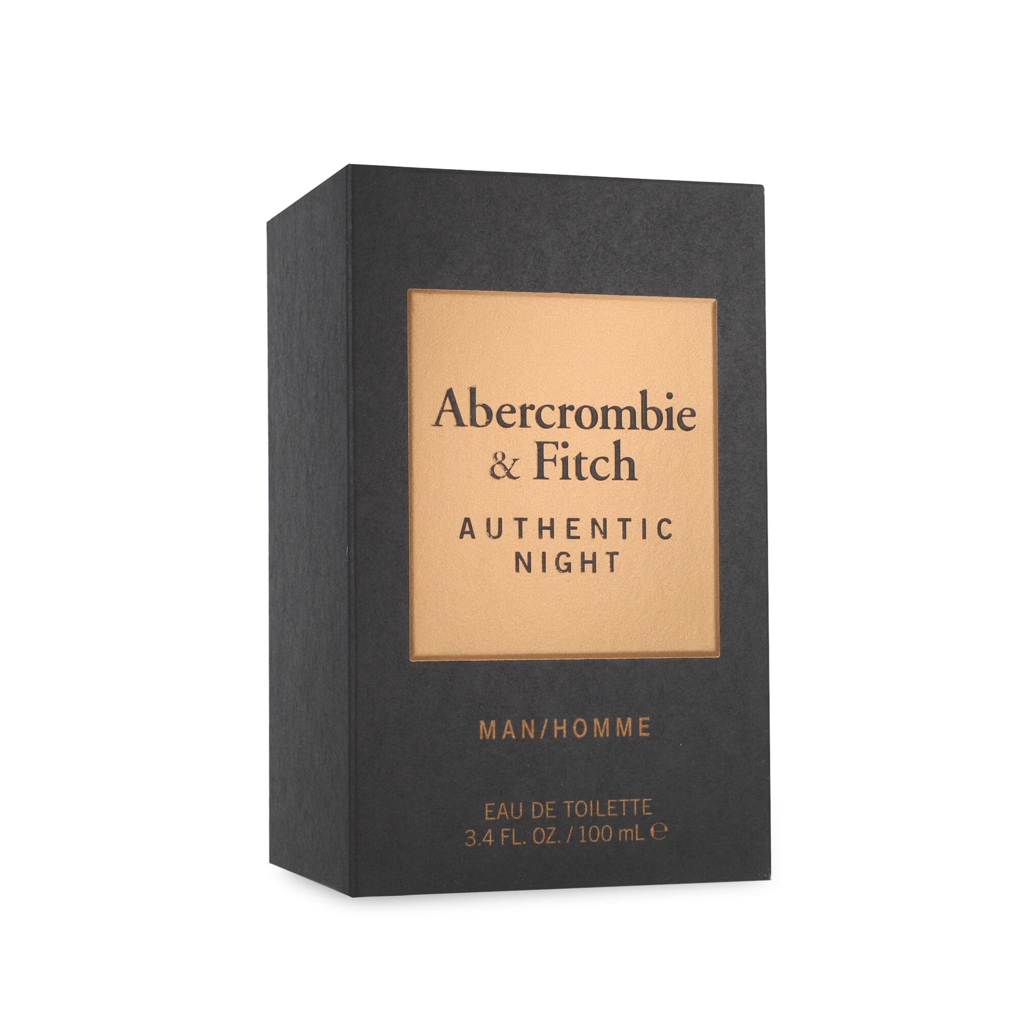 Abercrombie & Fitch A&F Authentic Night Eau de Toilette 100 ml para Hombre