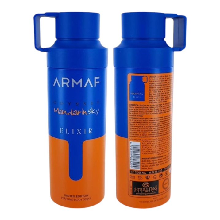 Armaf Odyssey Mandarin Sky Elixir Body Spray 200 ml para Hombre